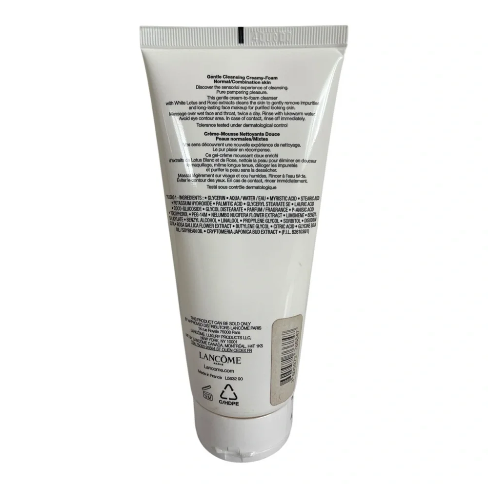 Lancôme Crème Radiance Clarifying Cream-to-Foam Cleanser 6.7 fl oz Jumbo Sealed